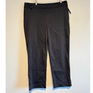 Staud Womens Black Stretchy Career Pants Cropped SIZE 14